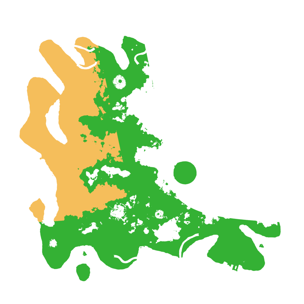 Biome Rust Map: Procedural Map, Size: 3500, Seed: 1006256
