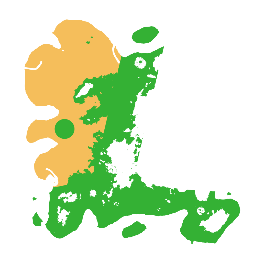 Biome Rust Map: Procedural Map, Size: 3500, Seed: 5426290