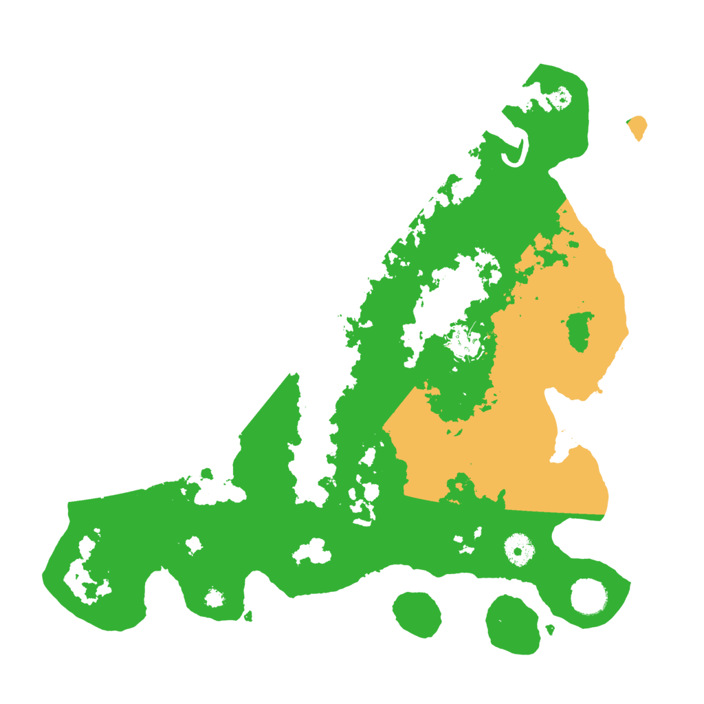Biome Rust Map: Procedural Map, Size: 3500, Seed: 5344247