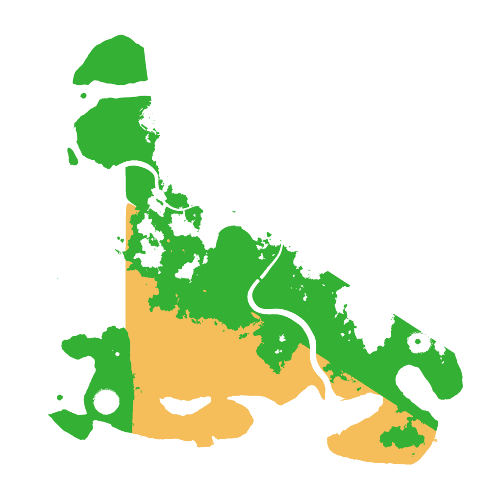 Biome Rust Map: Procedural Map, Size: 3500, Seed: 4043335