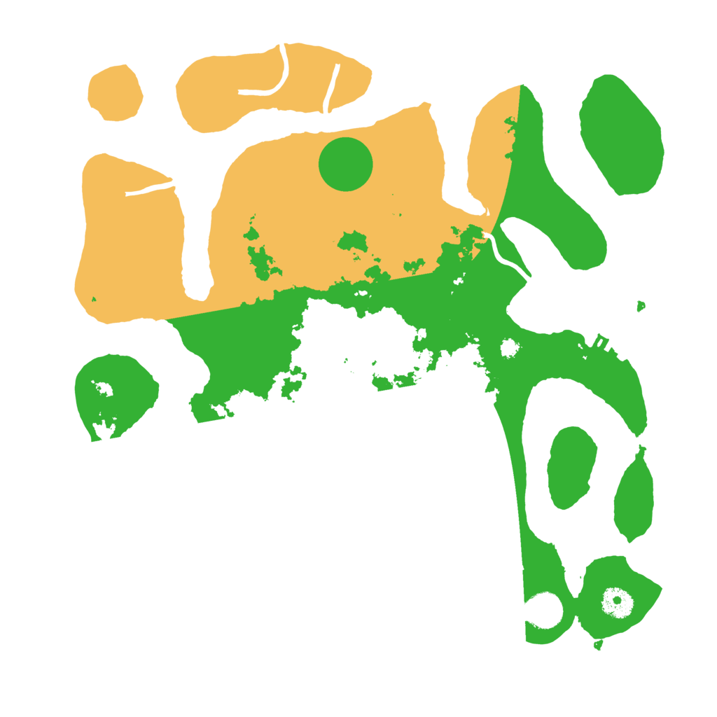 Biome Rust Map: Procedural Map, Size: 3500, Seed: 3142975