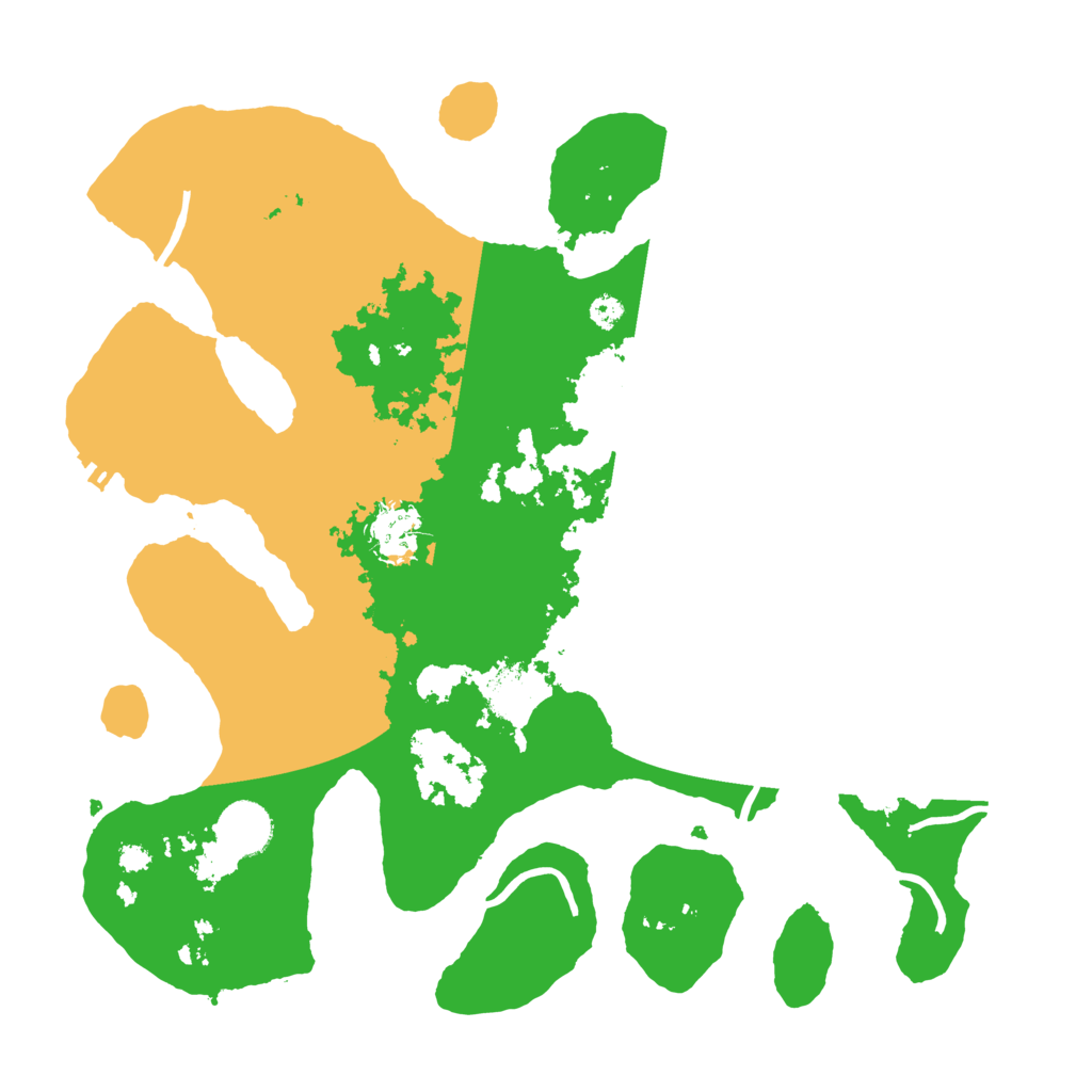 Biome Rust Map: Procedural Map, Size: 3500, Seed: 5013233
