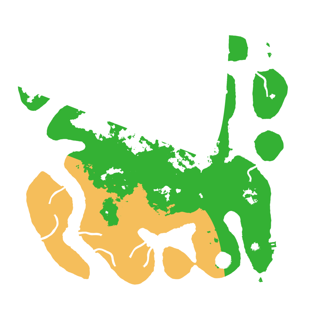 Biome Rust Map: Procedural Map, Size: 3500, Seed: 4196318