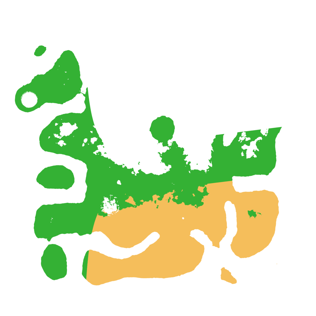 Biome Rust Map: Barren, Size: 3500, Seed: 3310690