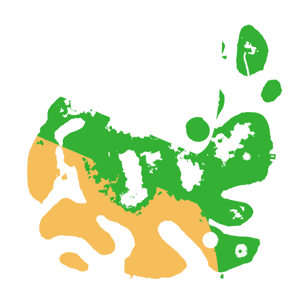 Biome Rust Map: Procedural Map, Size: 3500, Seed: 6444934