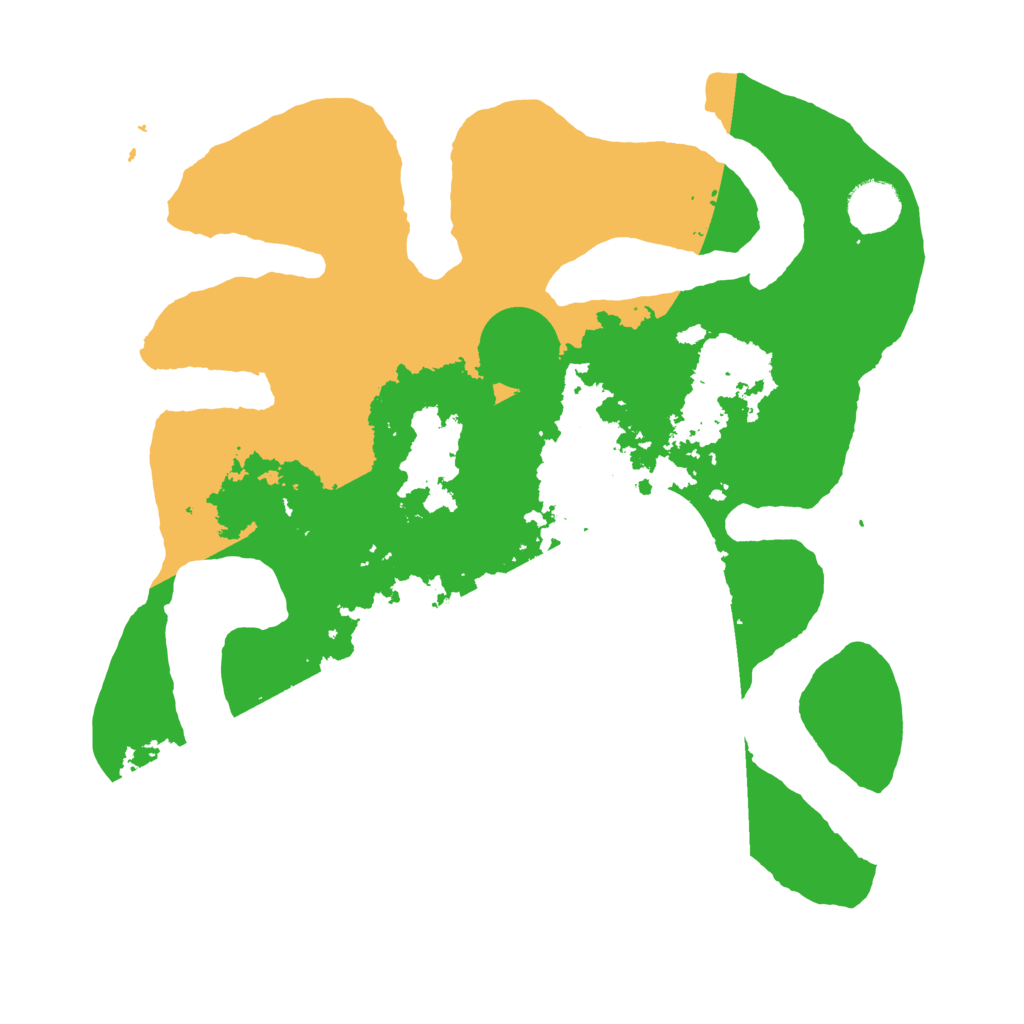 Biome Rust Map: Barren, Size: 3500, Seed: 3785923