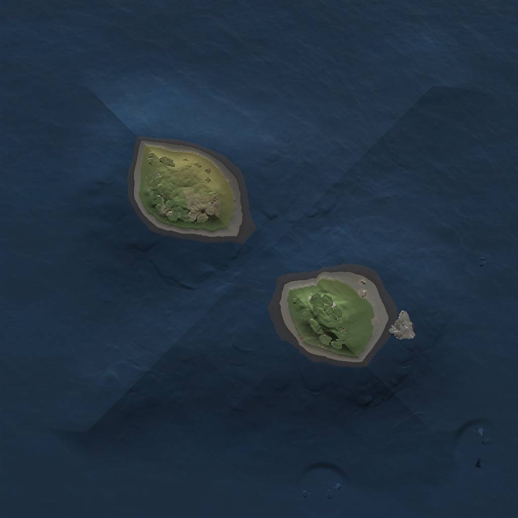 Rust Map: Procedural Map, Size: 1000, Seed: 577626004, 3 Monuments