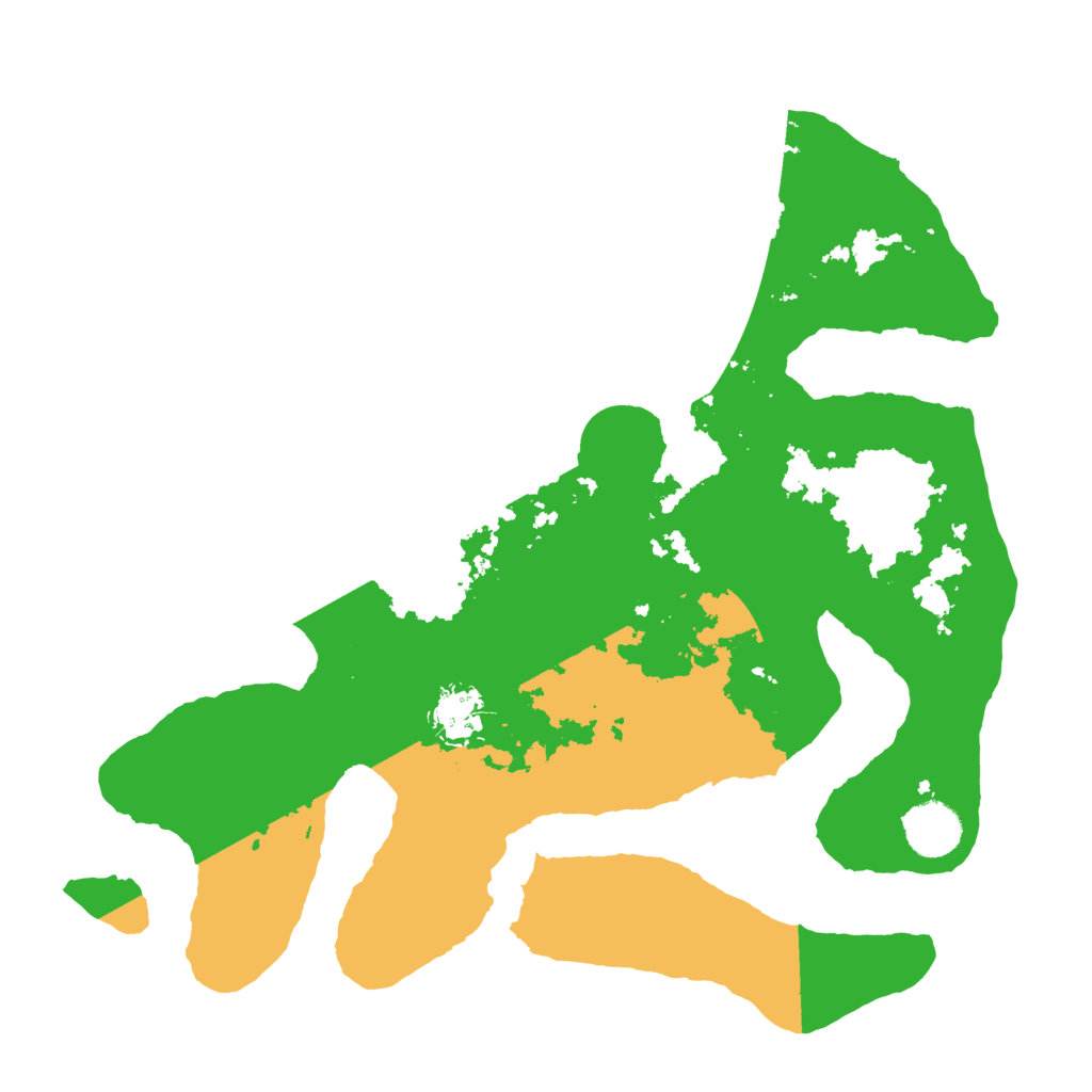 Biome Rust Map: Barren, Size: 3500, Seed: 5770959