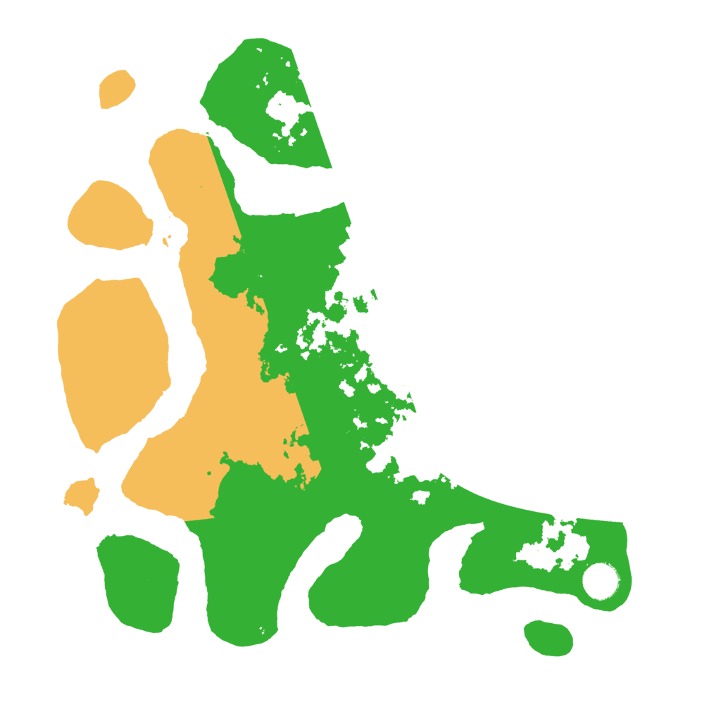 Biome Rust Map: Barren, Size: 3500, Seed: 2587350