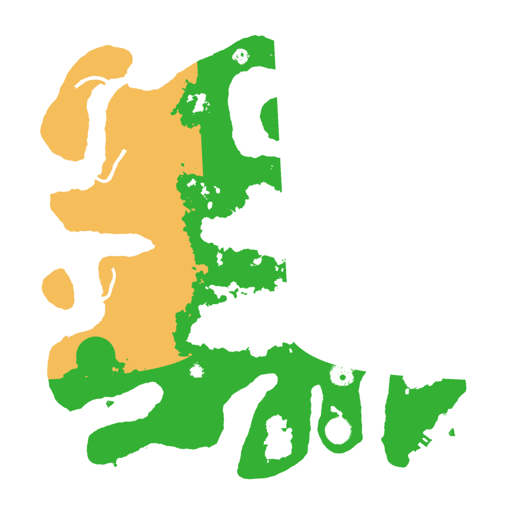 Biome Rust Map: Procedural Map, Size: 3500, Seed: 6218405