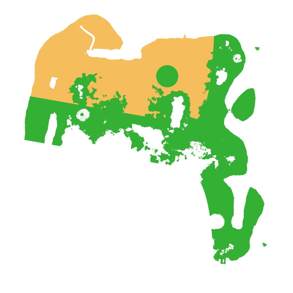 Biome Rust Map: Procedural Map, Size: 3500, Seed: 2767084