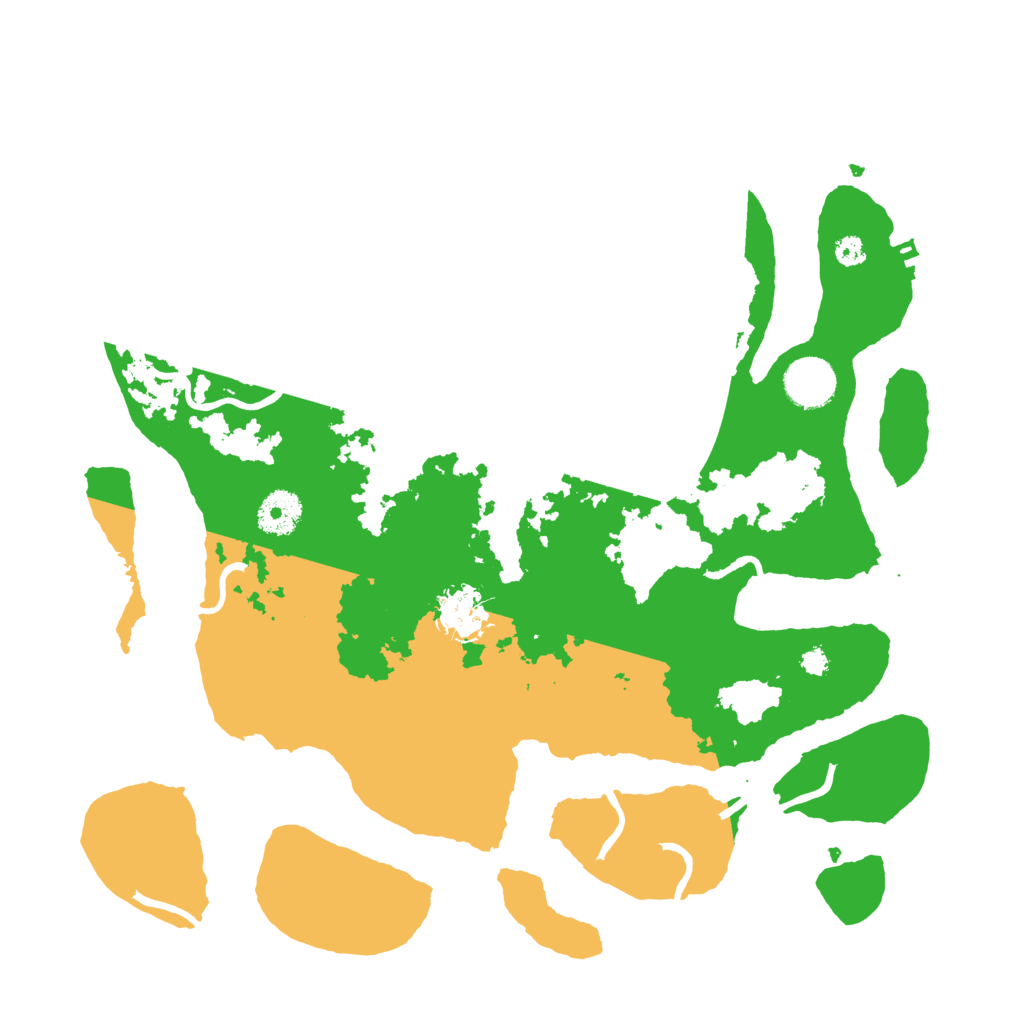 Biome Rust Map: Procedural Map, Size: 3500, Seed: 5393730
