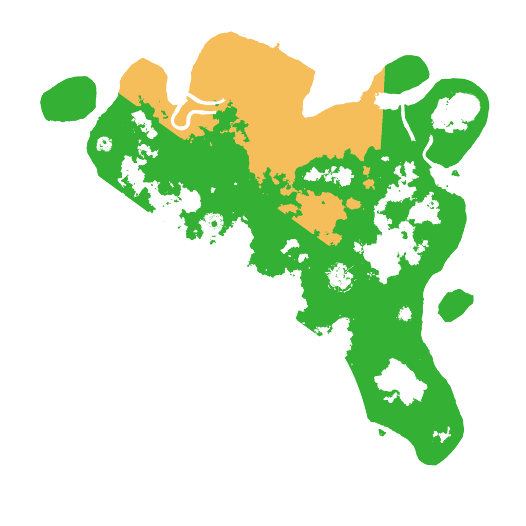 Biome Rust Map: Procedural Map, Size: 3500, Seed: 3194511
