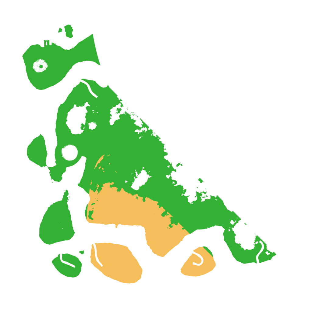 Biome Rust Map: Procedural Map, Size: 3500, Seed: 5115564