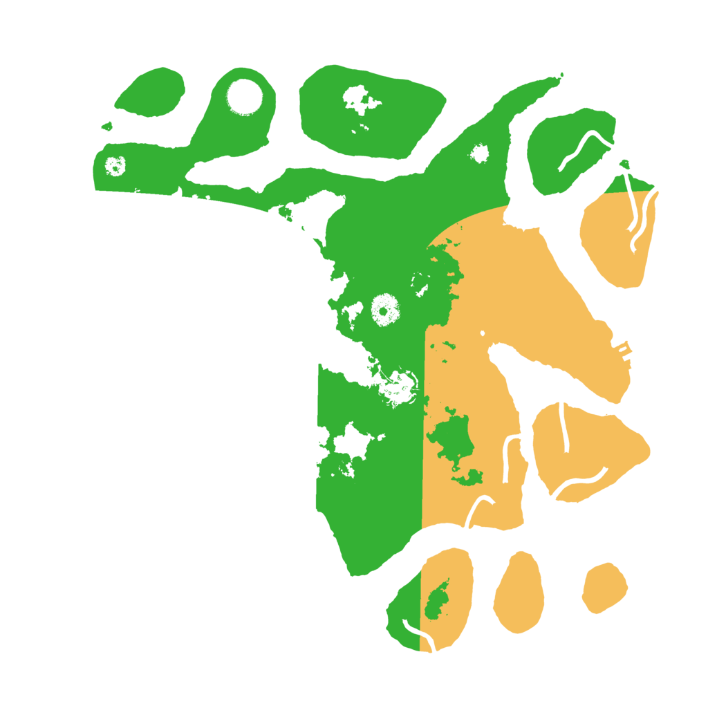 Biome Rust Map: Procedural Map, Size: 3500, Seed: 913890
