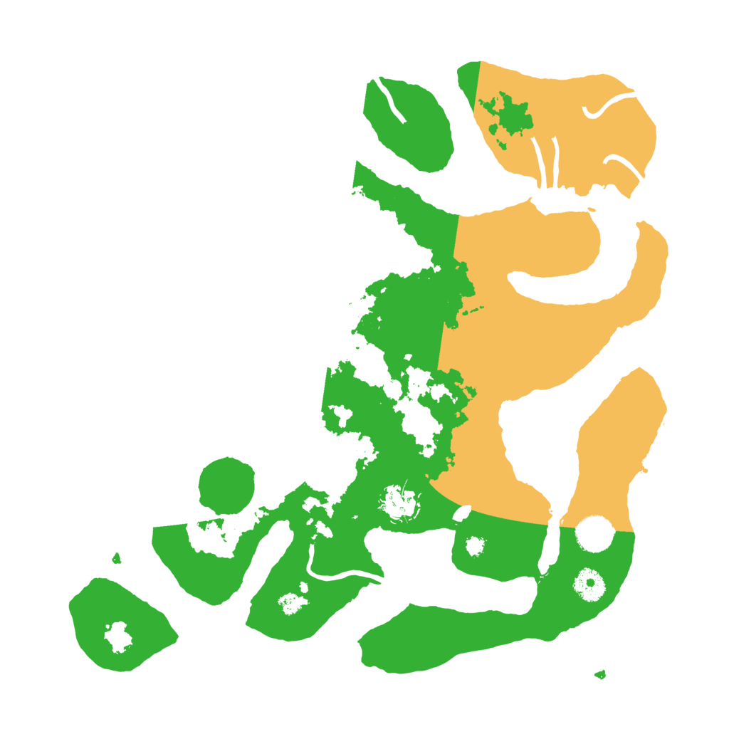 Biome Rust Map: Procedural Map, Size: 3500, Seed: 6378743
