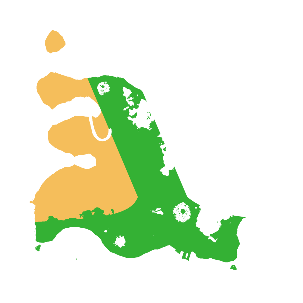 Biome Rust Map: Procedural Map, Size: 2500, Seed: 154257548