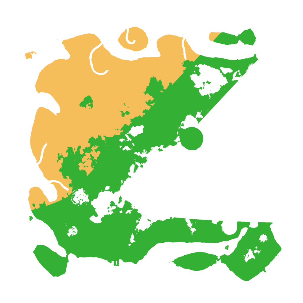 Biome Rust Map: Procedural Map, Size: 3500, Seed: 1787615886