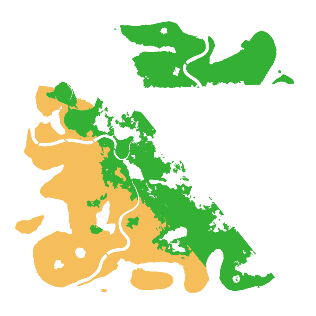 Biome Rust Map: Procedural Map, Size: 4222, Seed: 1337