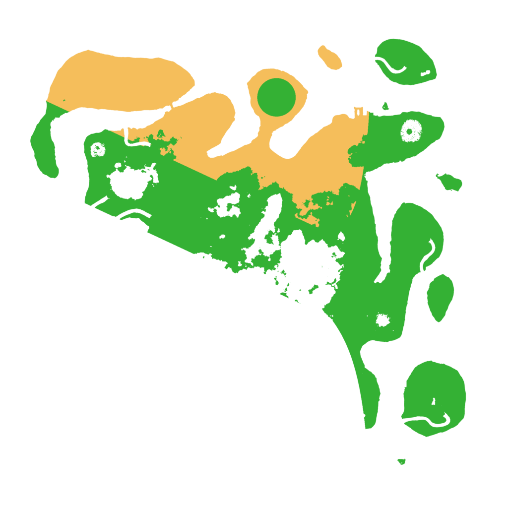 Biome Rust Map: Procedural Map, Size: 3500, Seed: 4335763