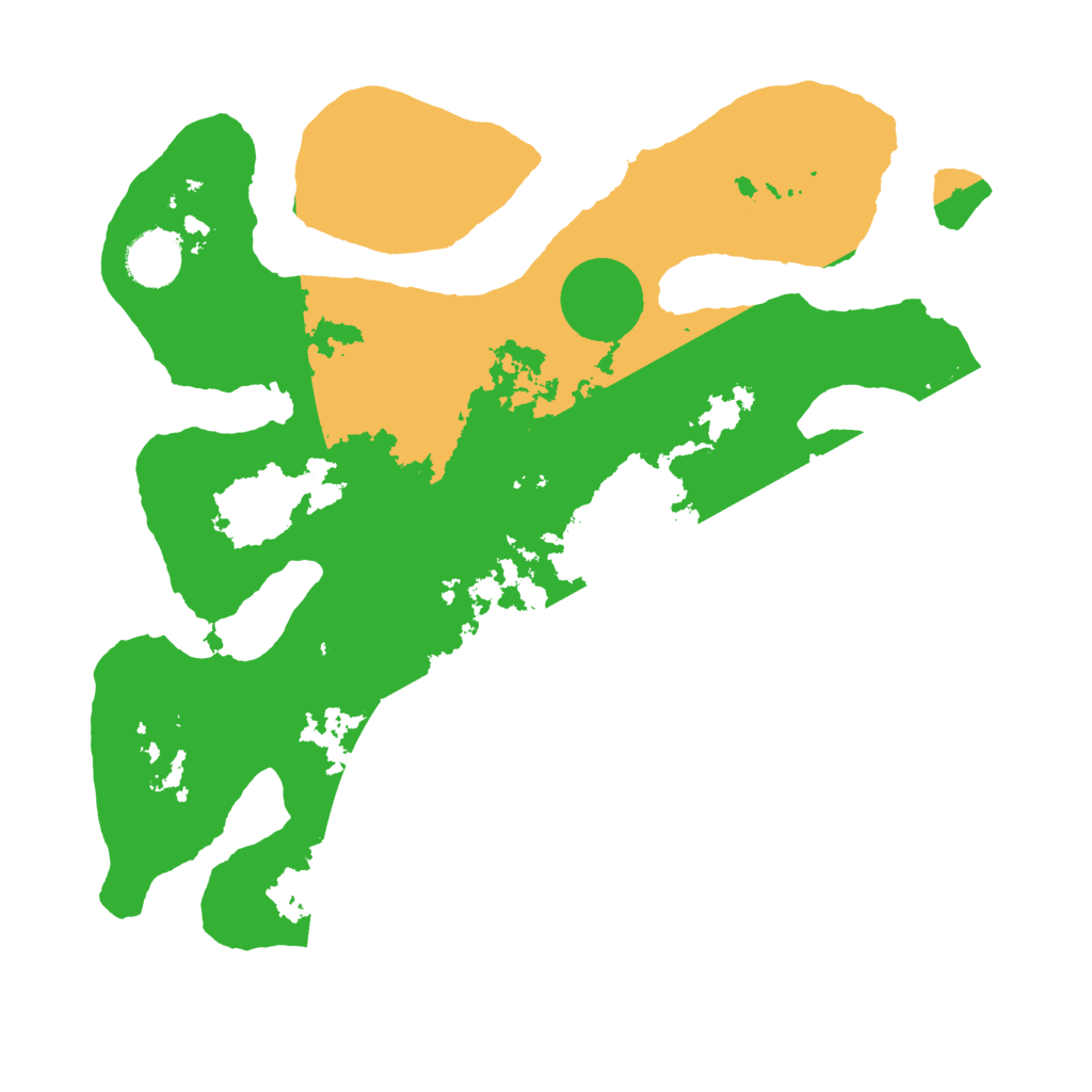 Biome Rust Map: Barren, Size: 3500, Seed: 3121849