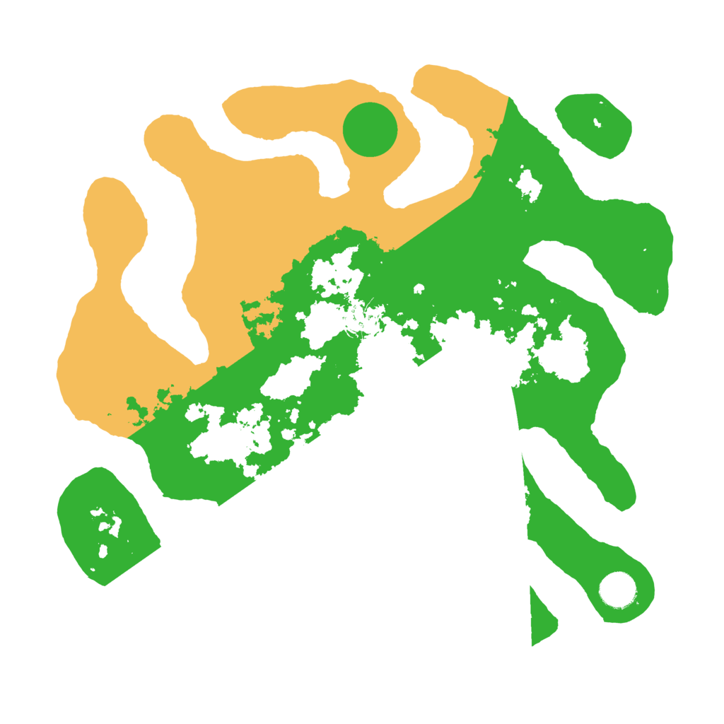 Biome Rust Map: Barren, Size: 3500, Seed: 6203775