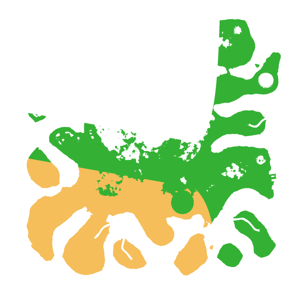 Biome Rust Map: Procedural Map, Size: 3500, Seed: 6040867