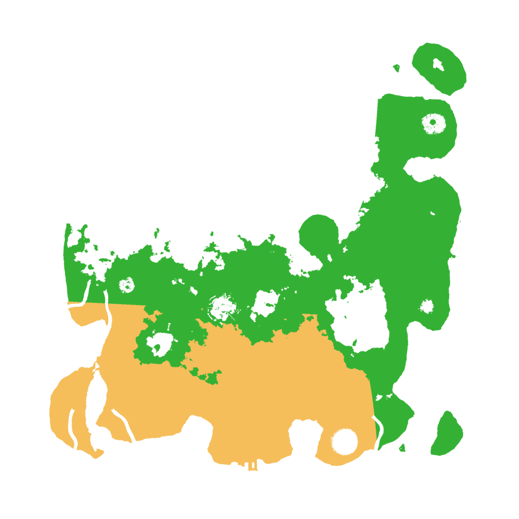 Biome Rust Map: Procedural Map, Size: 3500, Seed: 594910