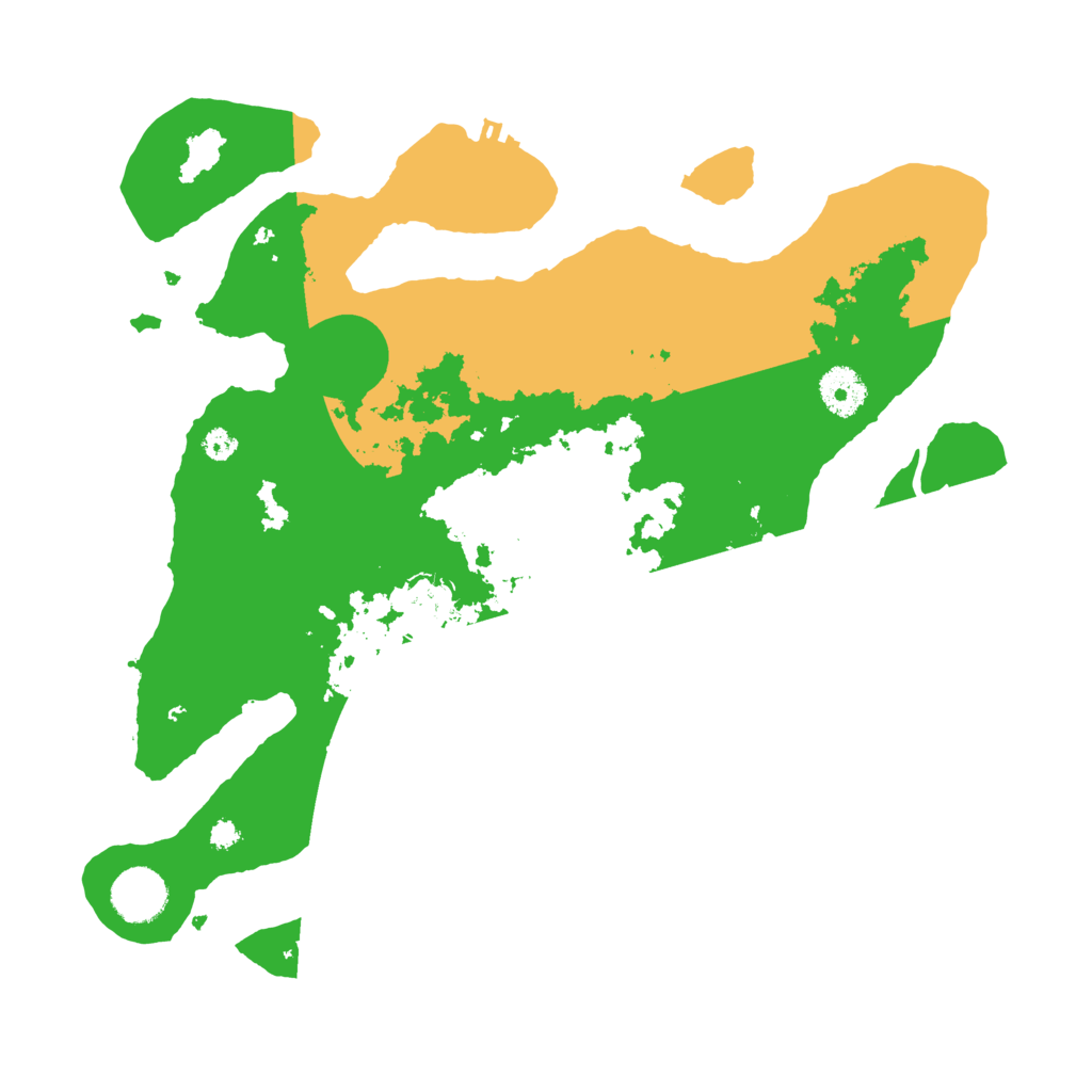 Biome Rust Map: Procedural Map, Size: 3500, Seed: 70141792