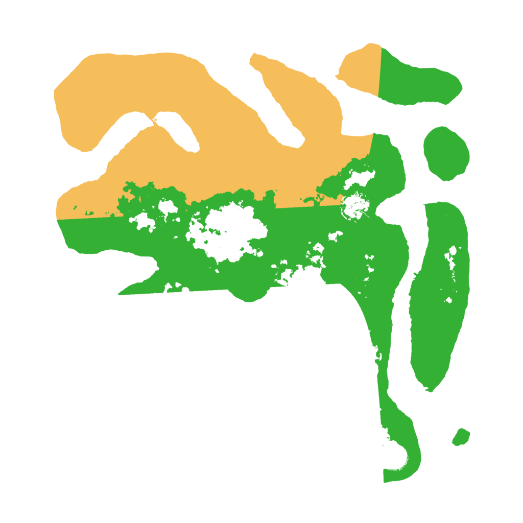 Biome Rust Map: Barren, Size: 3500, Seed: 6050953