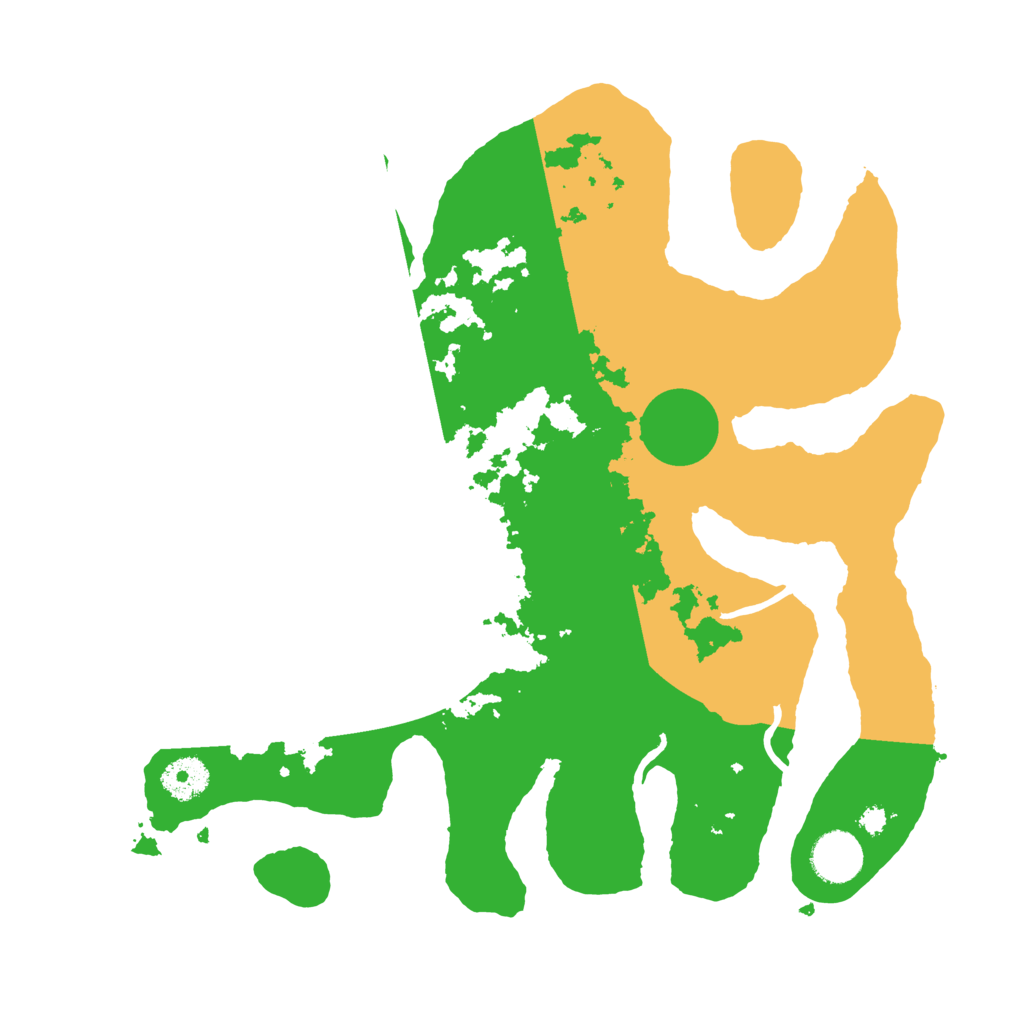 Biome Rust Map: Procedural Map, Size: 3500, Seed: 3337161