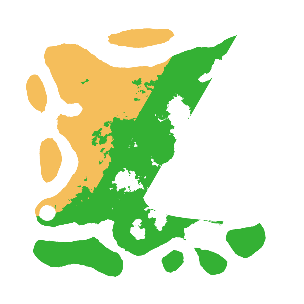 Biome Rust Map: Barren, Size: 3500, Seed: 2993853