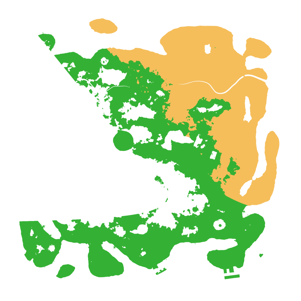 Biome Rust Map: Procedural Map, Size: 4000, Seed: 2879828