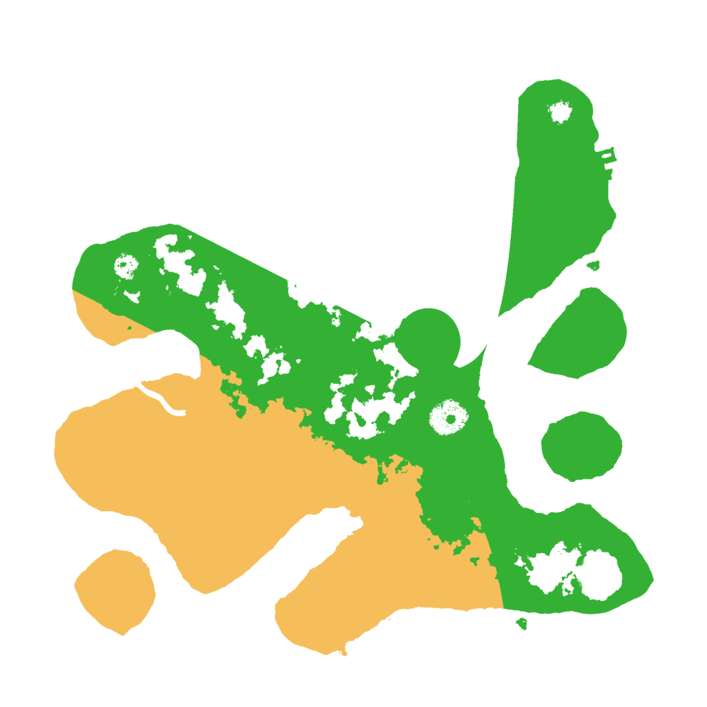 Biome Rust Map: Procedural Map, Size: 3000, Seed: 439883538