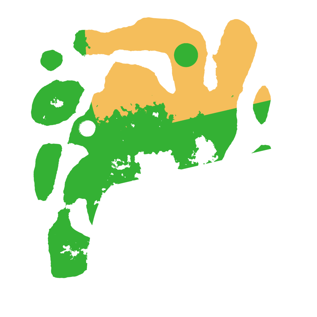 Biome Rust Map: Barren, Size: 3500, Seed: 4492261