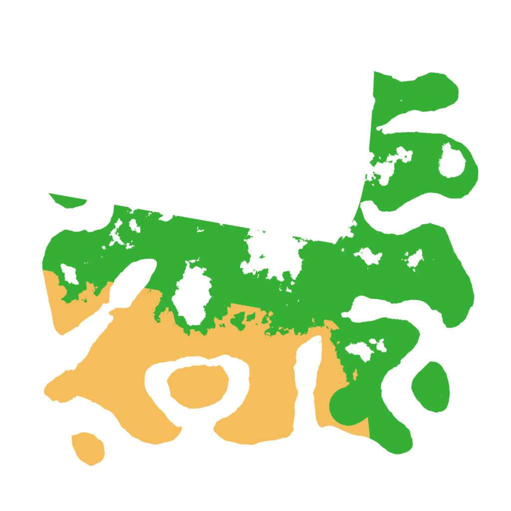 Biome Rust Map: Barren, Size: 3500, Seed: 4449474