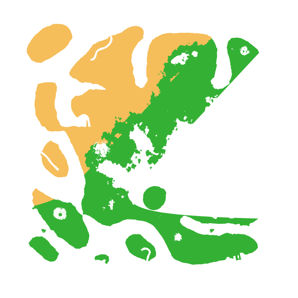 Biome Rust Map: Procedural Map, Size: 3500, Seed: 4462615