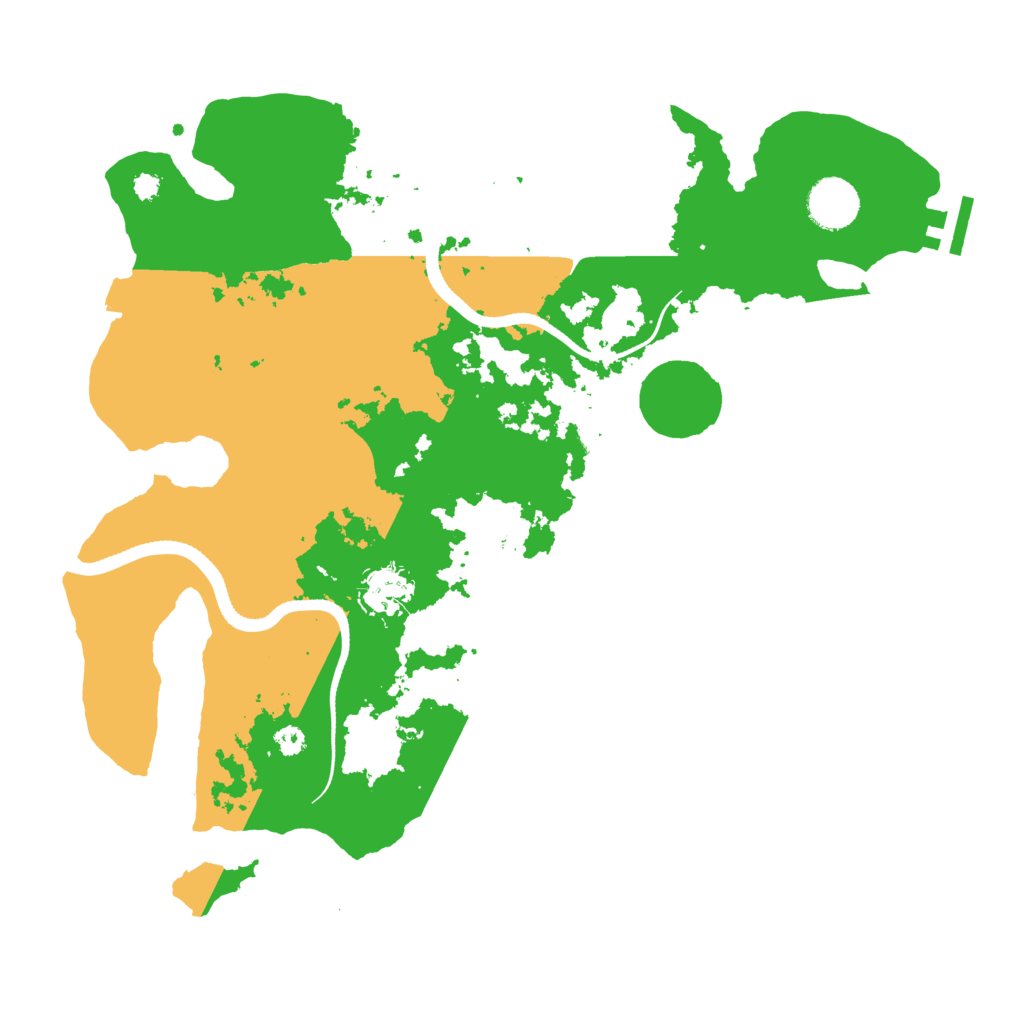 Biome Rust Map: Procedural Map, Size: 3500, Seed: 5835470