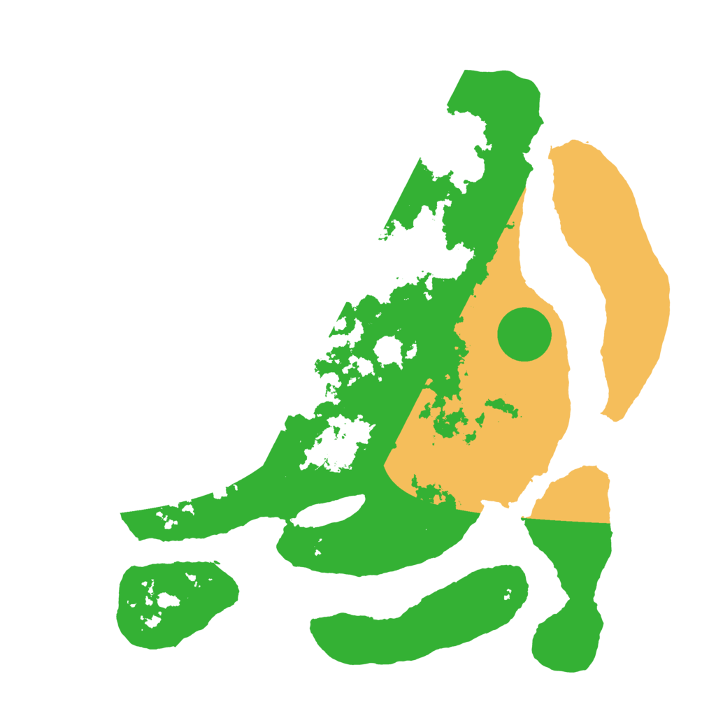 Biome Rust Map: Barren, Size: 3500, Seed: 4967365