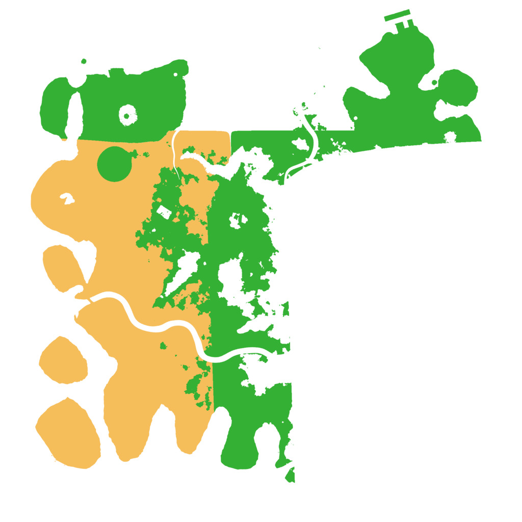 Biome Rust Map: Procedural Map, Size: 4000, Seed: 2835471
