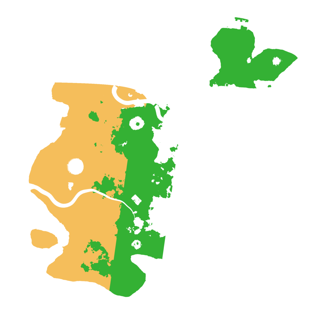 Biome Rust Map: Procedural Map, Size: 3500, Seed: 5915565
