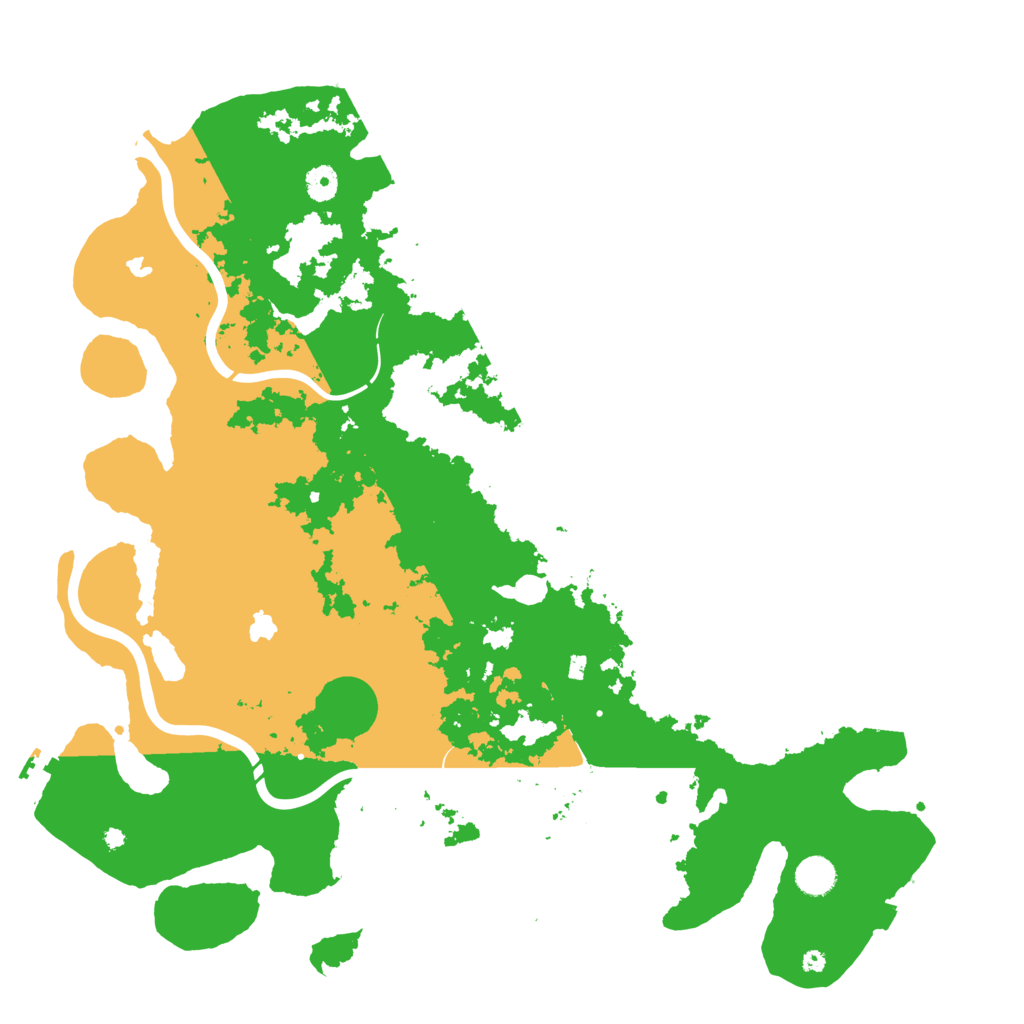 Biome Rust Map: Procedural Map, Size: 4500, Seed: 7752