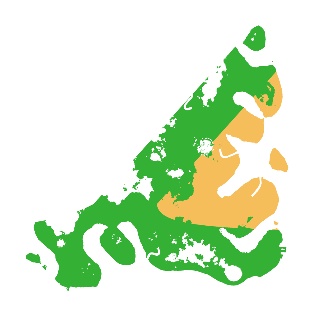 Biome Rust Map: Procedural Map, Size: 3500, Seed: 1529780