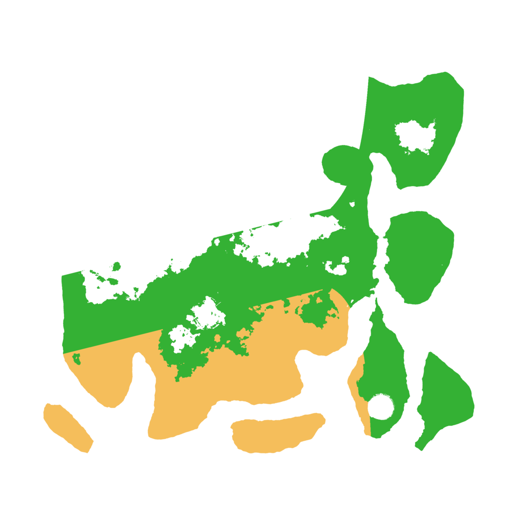 Biome Rust Map: Barren, Size: 3500, Seed: 1225738