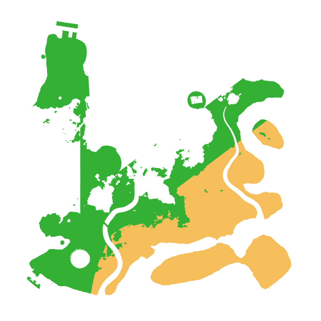 Biome Rust Map: Procedural Map, Size: 3000, Seed: 1447220057