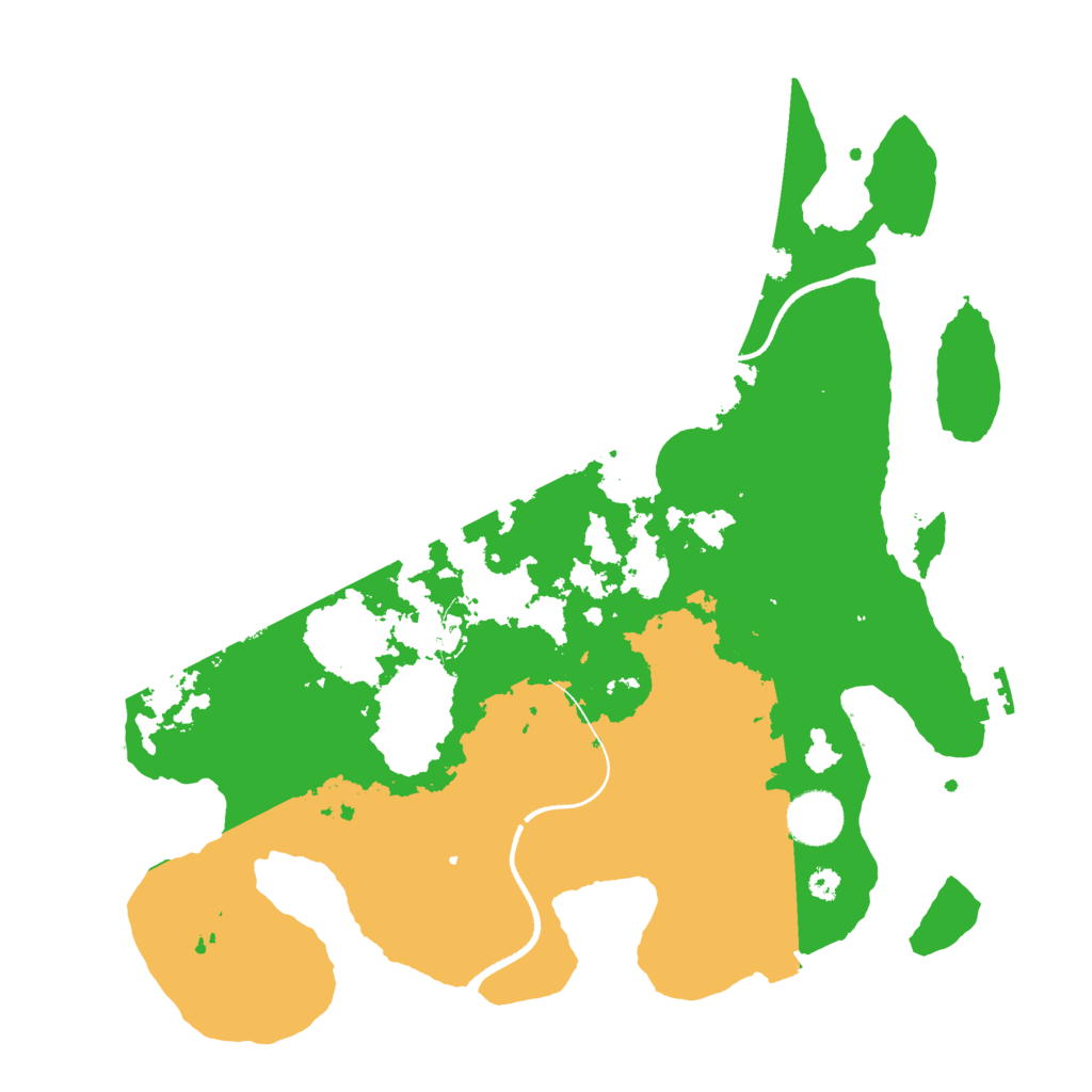 Biome Rust Map: Procedural Map, Size: 3500, Seed: 4655739