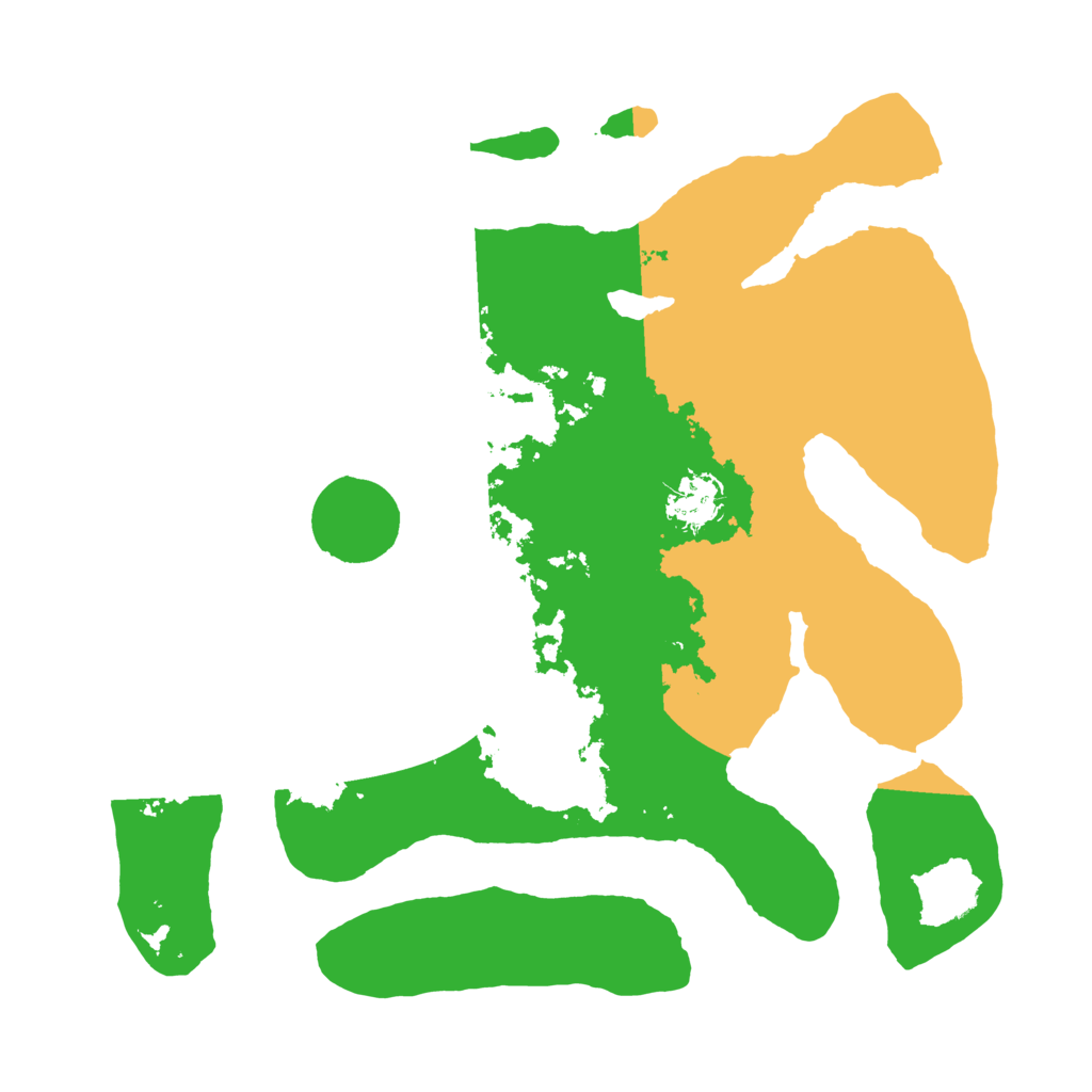 Biome Rust Map: Barren, Size: 3500, Seed: 5265766