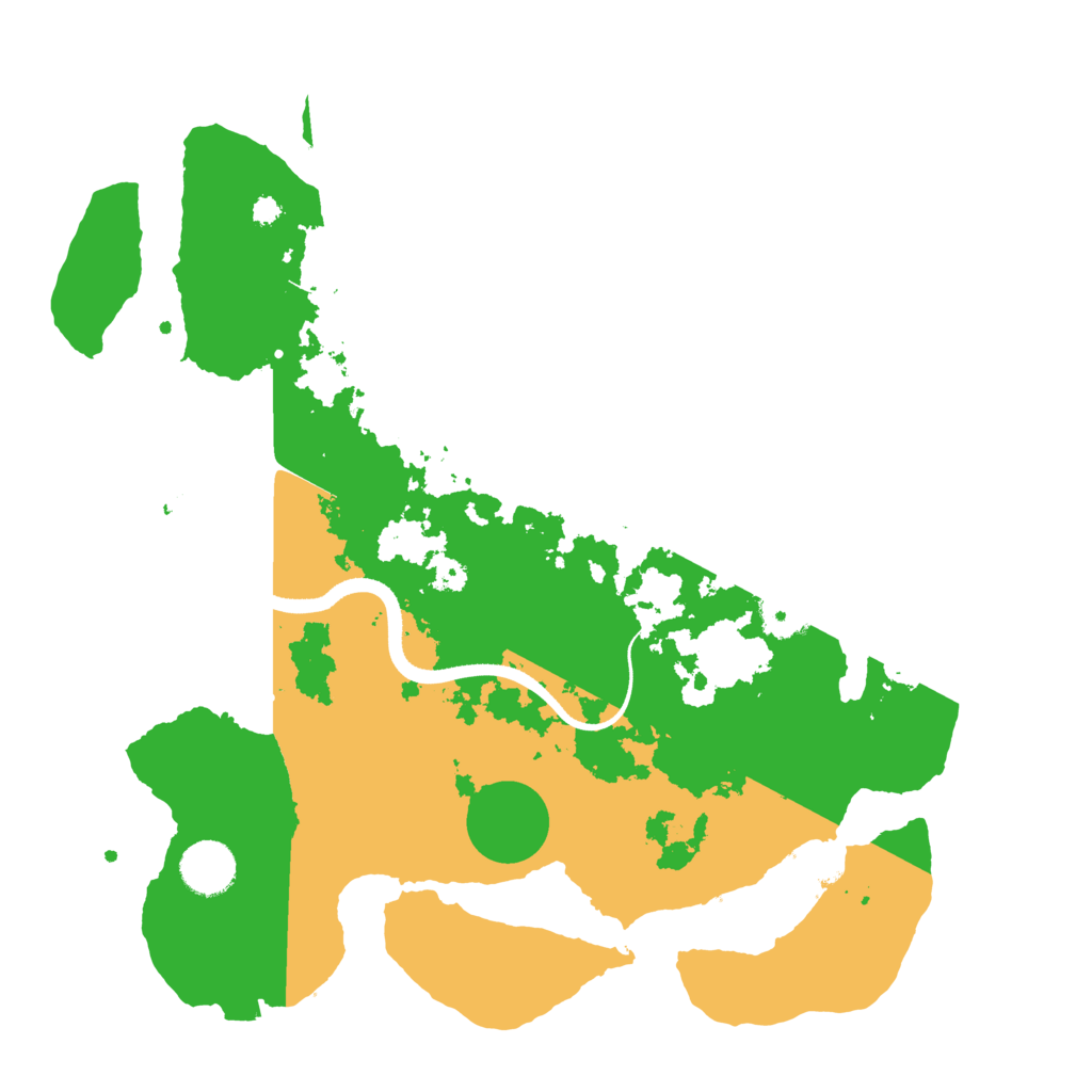 Biome Rust Map: Procedural Map, Size: 3500, Seed: 2305608