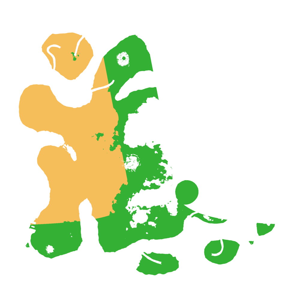 Biome Rust Map: Procedural Map, Size: 3500, Seed: 5787357