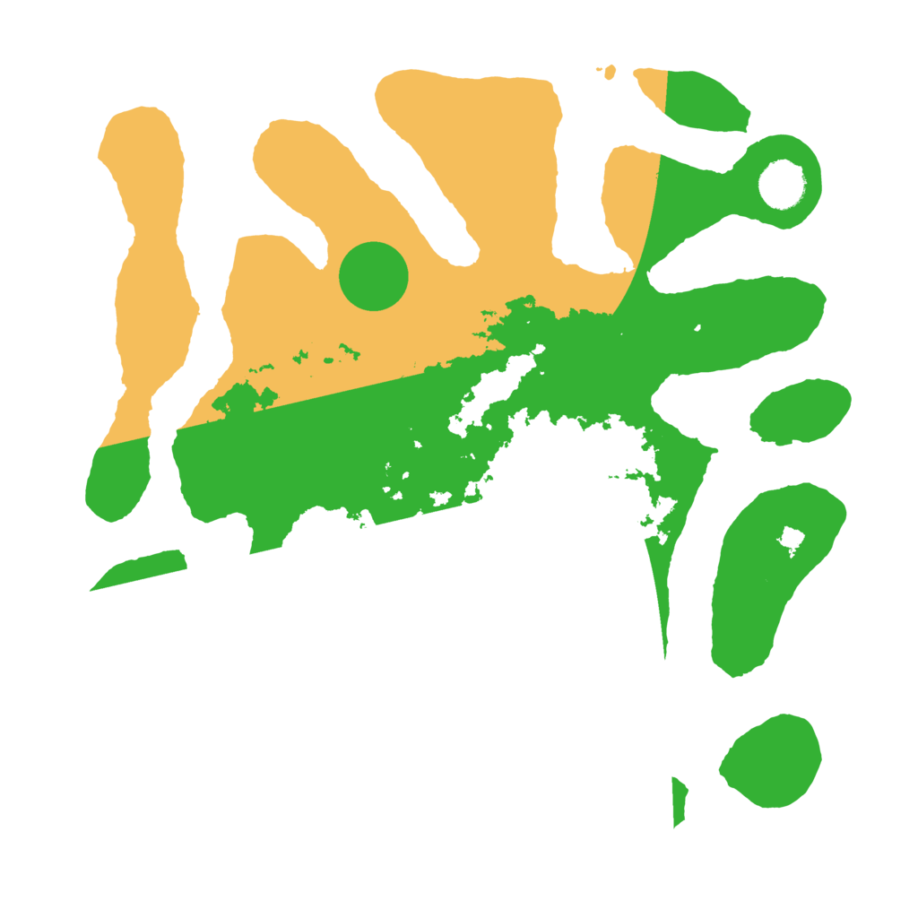 Biome Rust Map: Barren, Size: 3500, Seed: 1654162